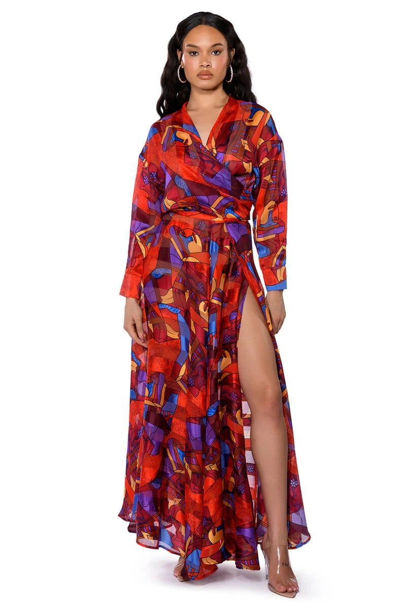 AESTHETIC SCARF PRINT MAXI SKIRT 5 AESTHETIC SCARF PRINT MAXI SKIRT - Image 3