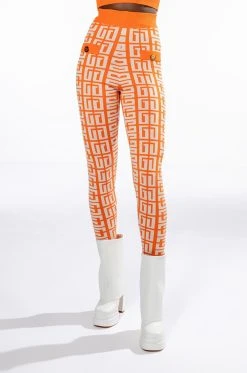 ALI SWEATER LEGGING 11 ALI SWEATER LEGGING -AKIRA Shop ali sweater legging orange multi 3 3