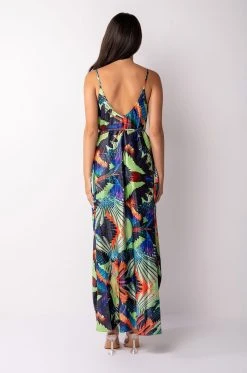BABES OF PARADISE SATIN MAXI DRESS 12 BABES OF PARADISE SATIN MAXI DRESS -AKIRA Shop babes of paradise satin maxi dress yellow multi 5 5