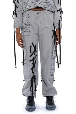 BLACK VILLAGE FOUNDATION LOGO LACE UP DETAIL JOGGER