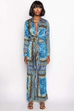 Alternative view of COME AGAIN WIDE LEG JUMPSUIT