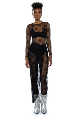 Alternative view of DAY BY DAY LACE JUMPSUIT AND TWIST FRONT MAXI SKIRT SET
