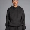 DEXTRA FRENCH TERRY HOODIE -AKIRA Shop dextra french terry hoodie charcoal grey 1 1