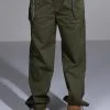 DYLAN PARACHUTE CARGO JOGGER -AKIRA Shop dylan parachute cargo jogger olive 3 3