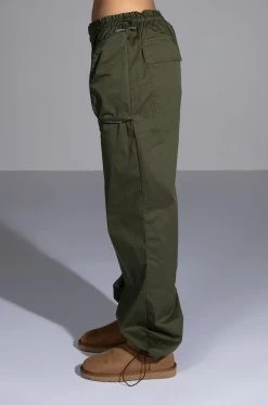 DYLAN PARACHUTE CARGO JOGGER 12 DYLAN PARACHUTE CARGO JOGGER -AKIRA Shop dylan parachute cargo jogger olive 4 4