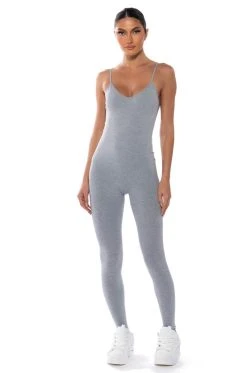 EVERYDAY PLAYSUIT -AKIRA Shop everyday playsuit heather grey 2 2