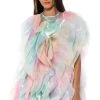 FLOAT LIKE A BUTTERFLY MINI FASHION DRESS IN BLUE MULTI -AKIRA Shop float like a butterfly mini fashion dress in blue multi blue multi 1 1 c1