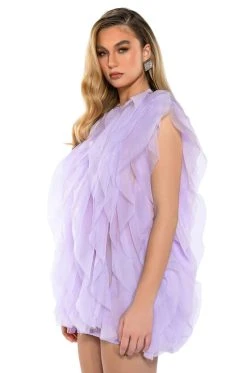 FLOAT LIKE A BUTTERFLY MINI FASHION DRESS IN PURPLE -AKIRA Shop float like a butterfly mini fashion dress in purple purple 4 4 c1