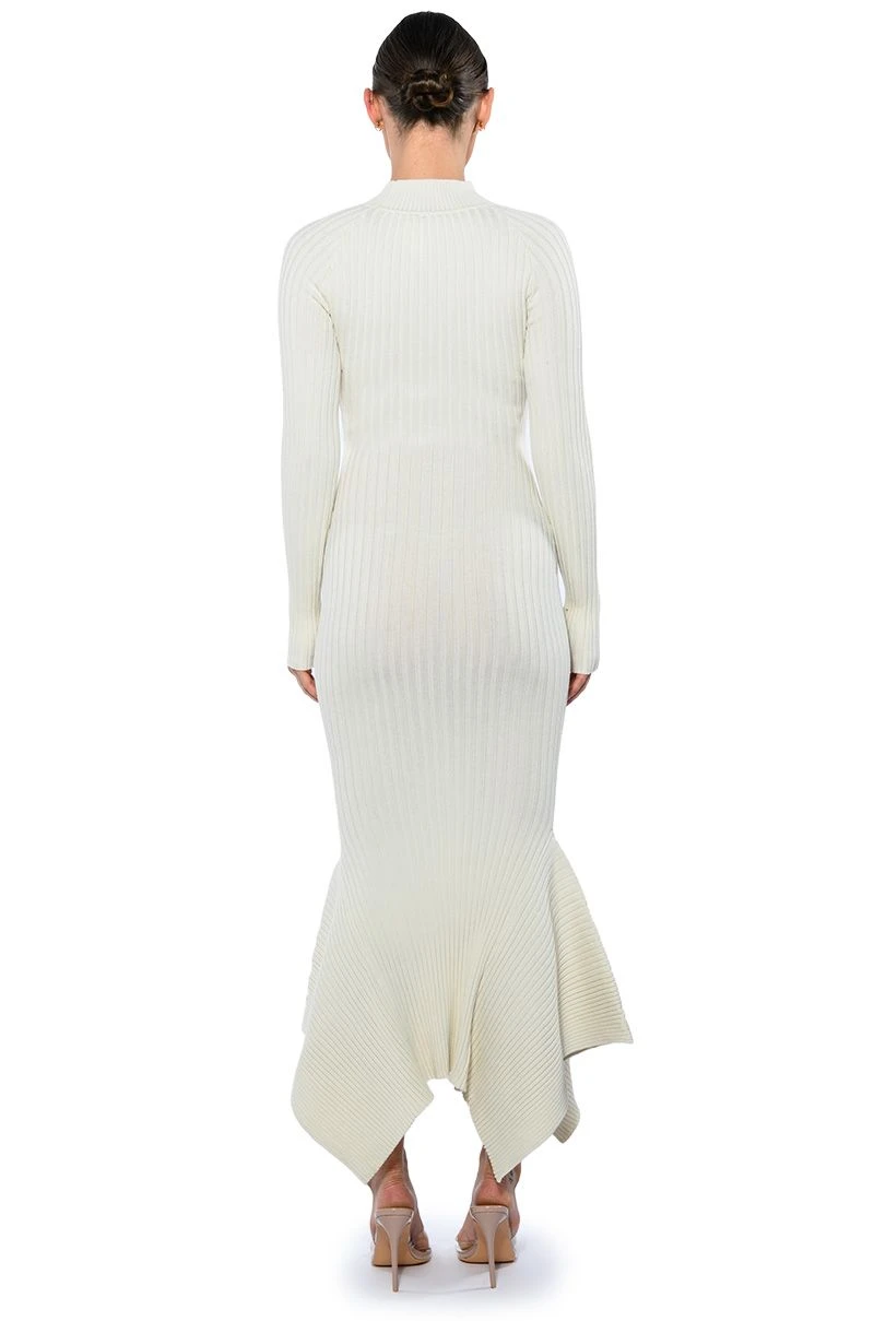 FORGET ME NOT LONG SLEEVE MOCK NECK MIDI DRESS 11 FORGET ME NOT LONG SLEEVE MOCK NECK MIDI DRESS - Image 9