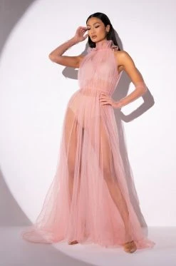 Alternative view of HAPPILY EVER AFTER TULLE MAXI DRESS WITH GLOVES