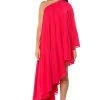 HARLOW ONE SHOULDER ASYMMETRICAL MAXI DRESS -AKIRA Shop harlow one shoulder asymmetrical maxi dress pink 1 1