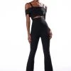HEY THERE BANDAGE JUMPSUIT WITH CUT OUT -AKIRA Shop hey there bandage jumpsuit with cut out black 1 1