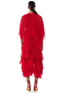 HOPELESSLY DEVOTED LAYERED MAXI DRESS 14 HOPELESSLY DEVOTED LAYERED MAXI DRESS -AKIRA Shop hopelessly devoted layered maxi dress dark red 6 6