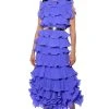IT'S GIVING FLUTED MAXI DRESS -AKIRA Shop its giving fluted maxi dress purple 1 1