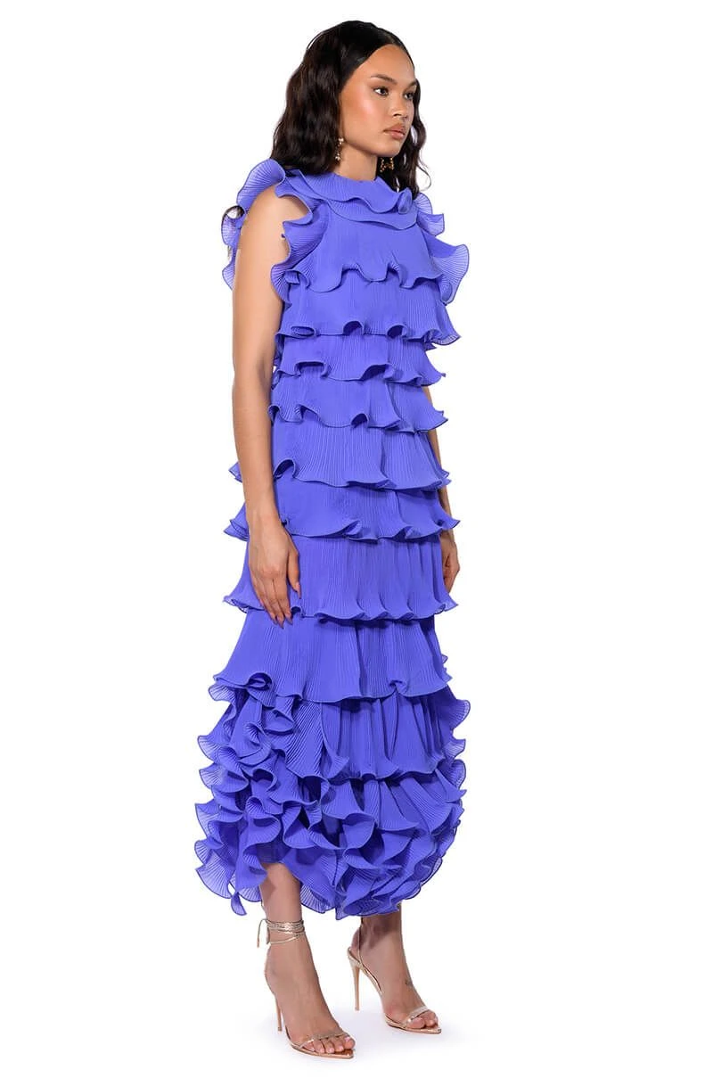 IT'S GIVING FLUTED MAXI DRESS 5 IT'S GIVING FLUTED MAXI DRESS - Image 3
