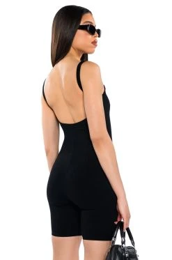 Alternative view of JENNA CLASSIC SCOOP BACK ROMPER
