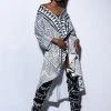 KONA PRINTED HIGH LOW KAFTAN MAXI DRESS 1 KONA PRINTED HIGH LOW KAFTAN MAXI DRESS -AKIRA Shop kona printed high low kaftan maxi dress black white 1 1