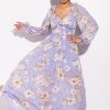 LOOKS CAN FOOL YOU FLORAL MAXI DRESS -AKIRA Shop looks can fool you floral maxi dress purple multi 1 1