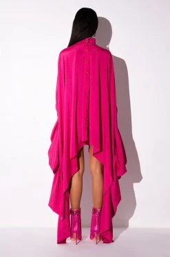 MAKE A MOVE STATEMENT REVERSIBLE BUTTON DOWN HIGH LOW DRESS -AKIRA Shop make a move statement button down blouse fuchsia 9 9