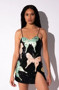 MARIPOSA SEQUIN MINI DRESS