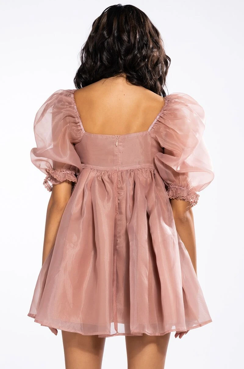 MISS HONEY SHORT SLEEVE BABYDOLL MINI DRESS 7 MISS HONEY SHORT SLEEVE BABYDOLL MINI DRESS - Image 5