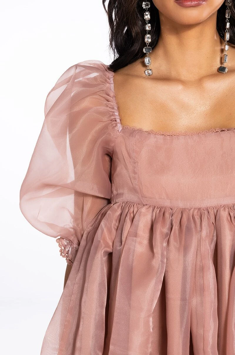 MISS HONEY SHORT SLEEVE BABYDOLL MINI DRESS 8 MISS HONEY SHORT SLEEVE BABYDOLL MINI DRESS - Image 6