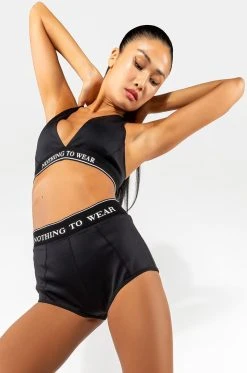 Alternative view of NOTHING TO WEAR HIGH WAISTED BOOTY SHORT