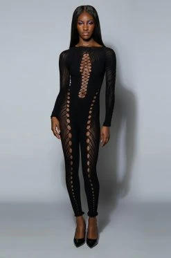 Alternative view of ON ONE SEAMLESS CUT OUT CATSUIT