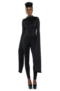 ON TOP DRAMATIC SLEEVE CATSUIT 18 ON TOP DRAMATIC SLEEVE CATSUIT -AKIRA Shop on top dramatic sleeve catsuit black 6 6