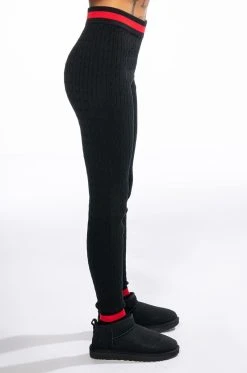 ONE LOVE STRIPE SWEATER LEGGING -AKIRA Shop one love stripe sweater legging red multi 6 6