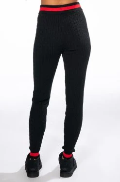 ONE LOVE STRIPE SWEATER LEGGING -AKIRA Shop one love stripe sweater legging red multi 7 7