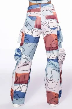 PRINTED CARGO JOGGERS -AKIRA Shop printed cargo joggers multi 5 5