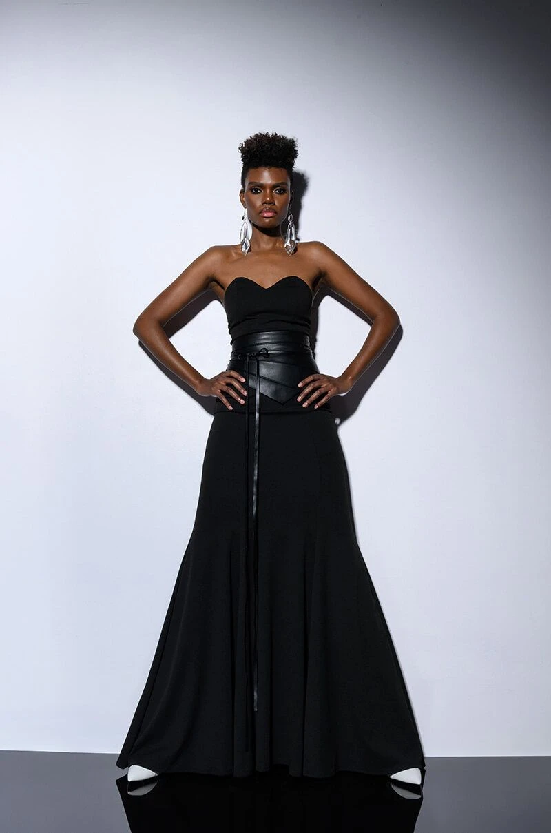 RUN THE WORLD STRAPLESS MAXI DRESS 4 RUN THE WORLD STRAPLESS MAXI DRESS - Image 2