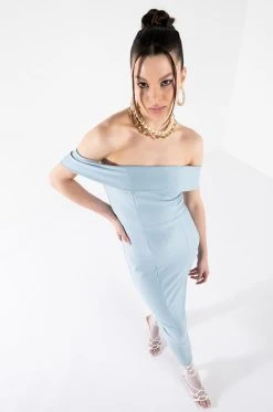 Alternative view of SERIOUS VIBES MAXI FITTED DRESS