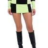 SHEGO SOFT STRETCH MINI SKIRT 2 SHEGO SOFT STRETCH MINI SKIRT -AKIRA Shop shego soft stretch mini skirt green multi 1 1