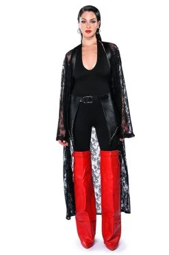 SHES SLEEK DOUBLE LAYER HALTER CATSUIT -AKIRA Shop shes sleek double layer halter catsuit black 9 9