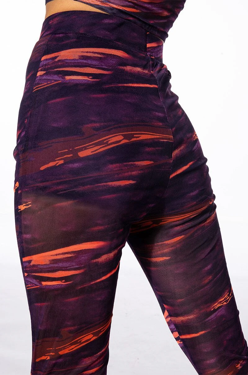 SOMETHING SPECIAL MESH LEGGING WITH RUCHED DETAIL 9 SOMETHING SPECIAL MESH LEGGING WITH RUCHED DETAIL - Image 7