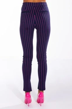 SWEET LIKE SUGAR PINSTRIPE SKINNY PANT -AKIRA Shop sweet like sugar pinstripe skinny pant blue multi 5 5