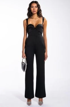 Alternative view of SWITCH IT UP WIDE LEG JUMPSUIT