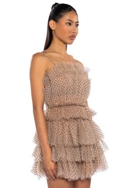 Alternative view of TEA TIME LAYERED MINI DRESS