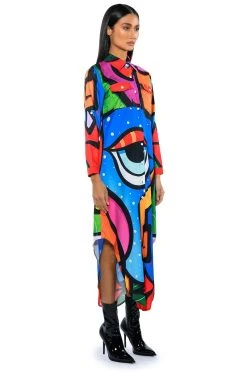 Alternative view of WANDERLUST BUTTON DOWN MAXI DRESS